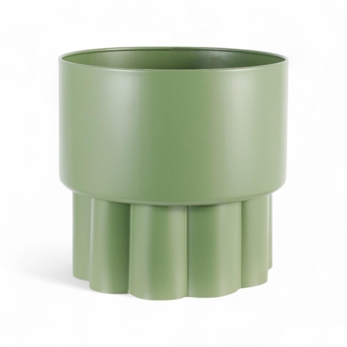 VASO METALLO CM.31X30 VERDE